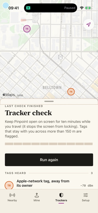 Pinpoint screen 5